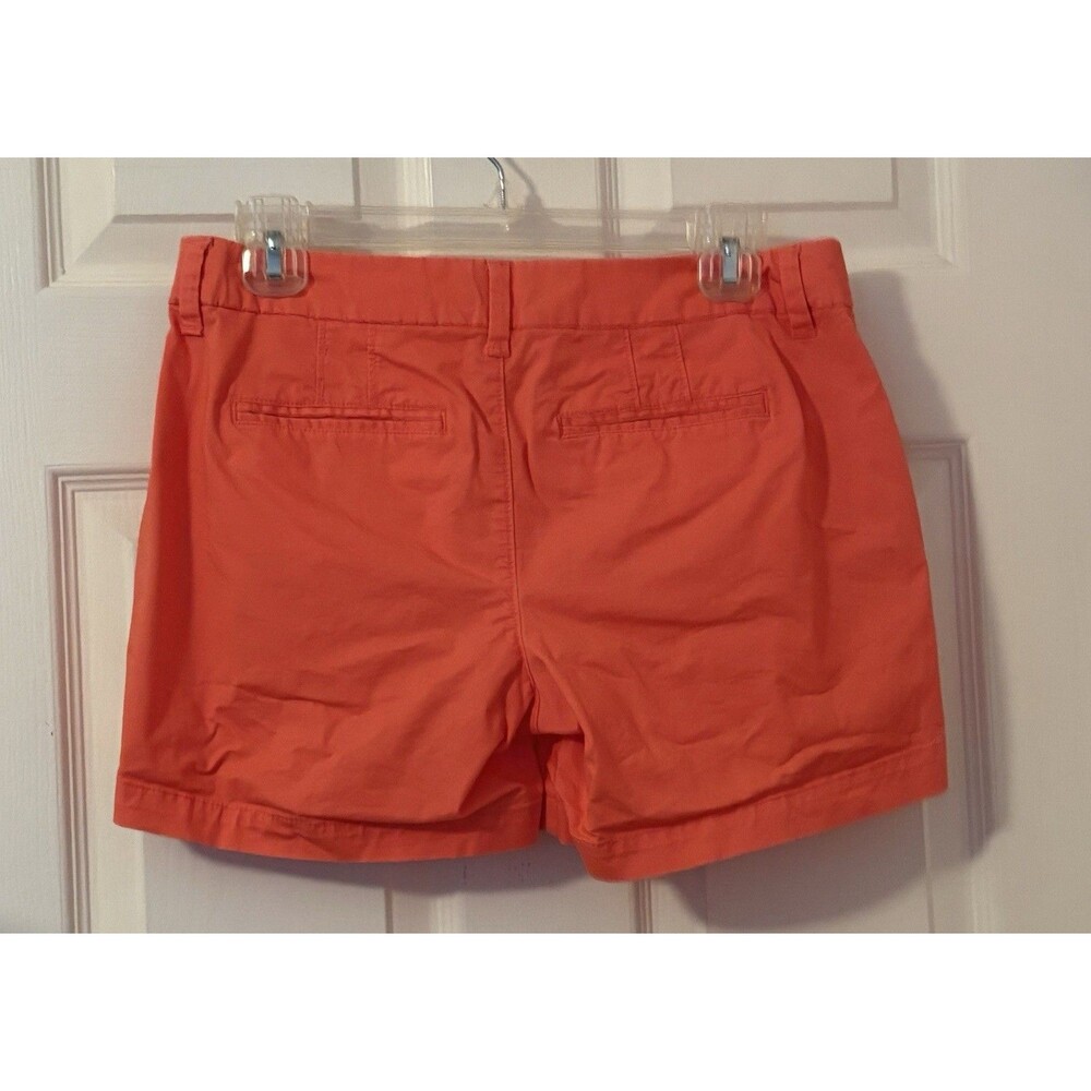Old Navy Womens Size 2 Coral Pink Everyday Chino Shorts Cotton Blend - Picture 6 of 6